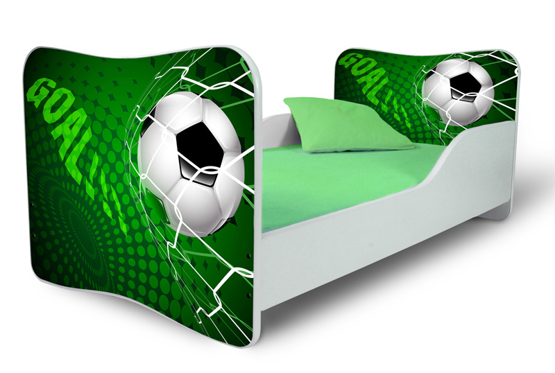 Detská posteľ Futbal zelený